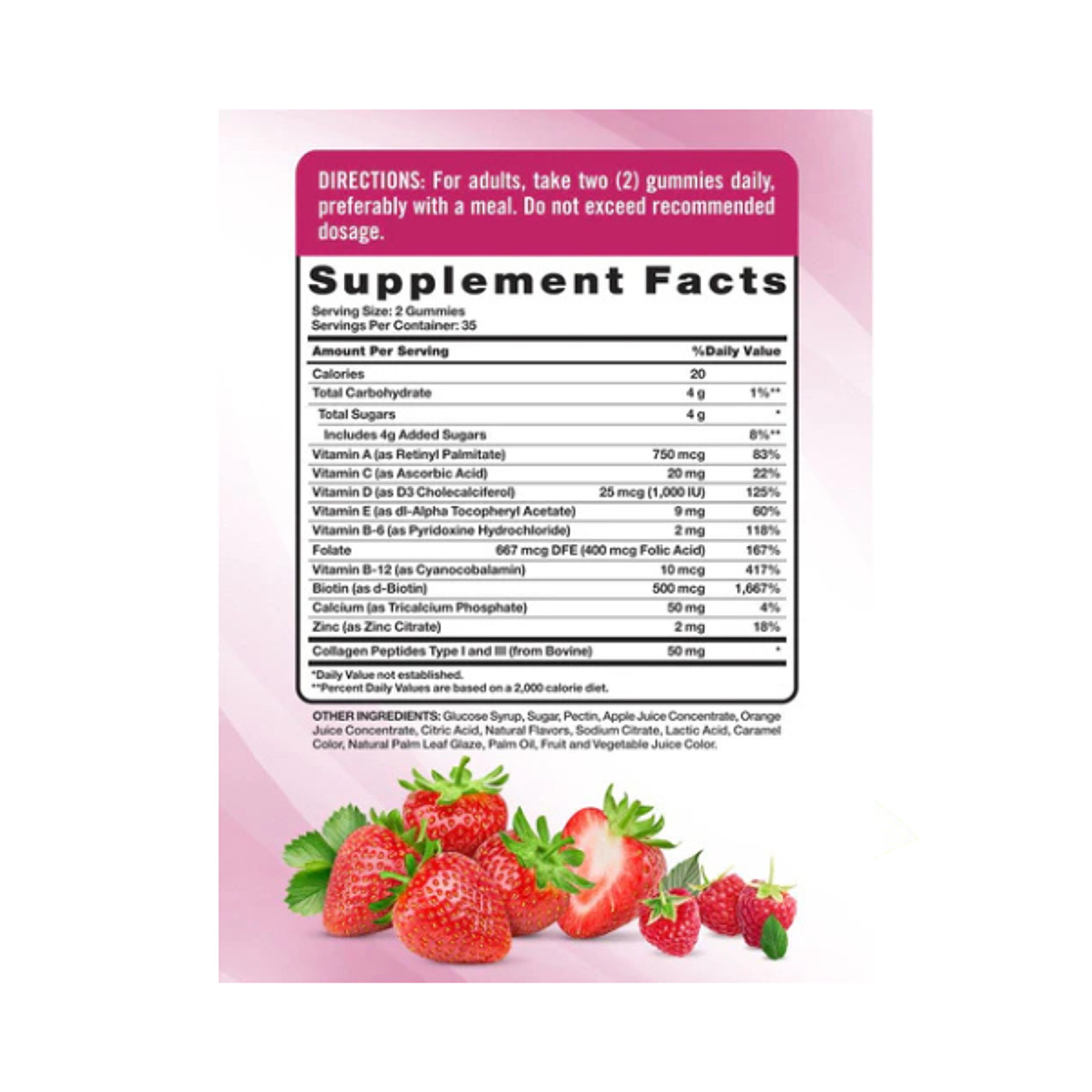 MULTIVITAMIN + COLLAGEN (multivitaminico + colageno) - fco 70 gomitas  2