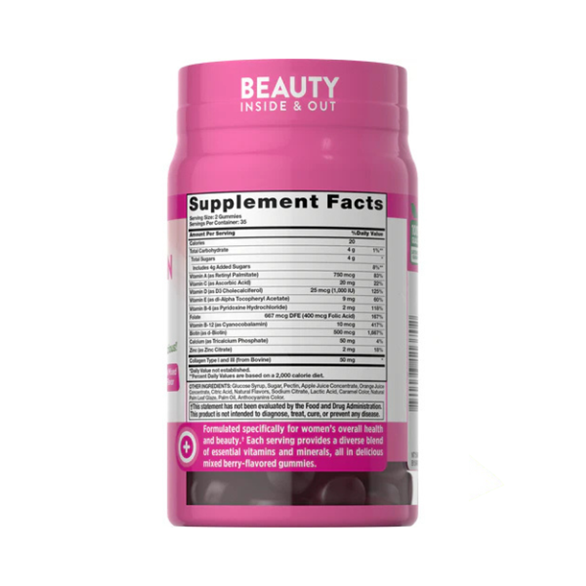 MULTIVITAMIN + COLLAGEN (multivitaminico + colageno) - fco 70 gomitas  4