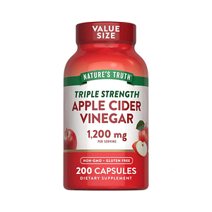 APPLE CIDER VINAGER 1200mg (vinagre de sidra de manzana) - fco 200 cap