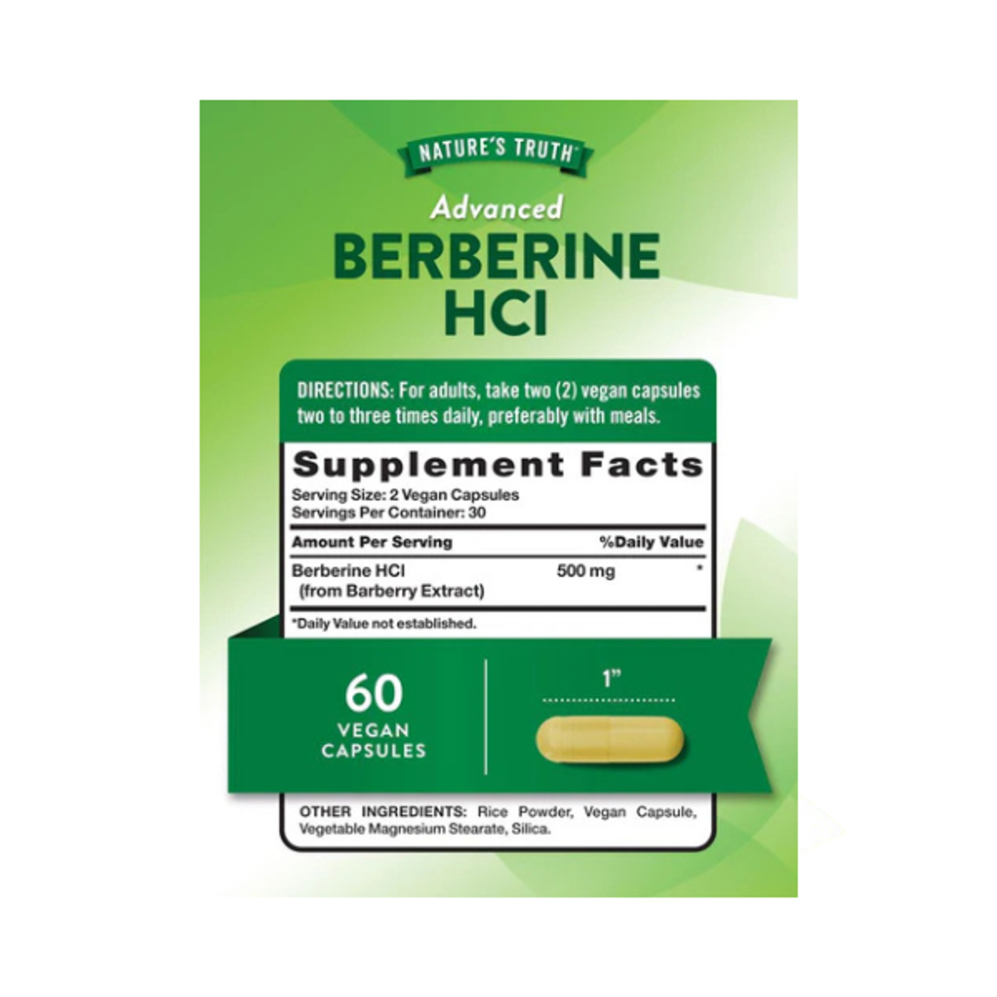 BERBERINE HCI 500mg - fco x 60 cap 2