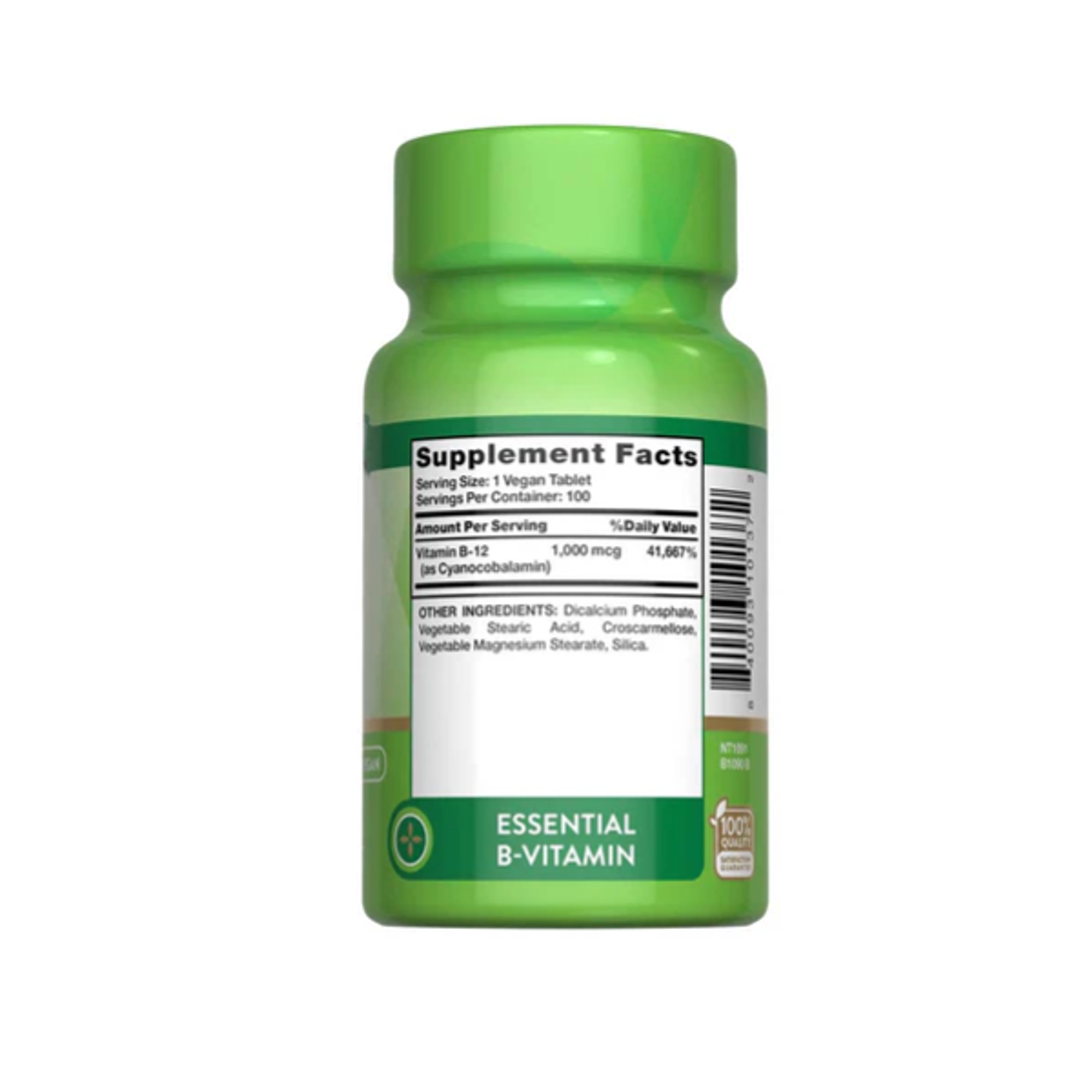 VITAMIN B-12 1,000 MCG (vitamina B-12) - fco x100 tabletas 2