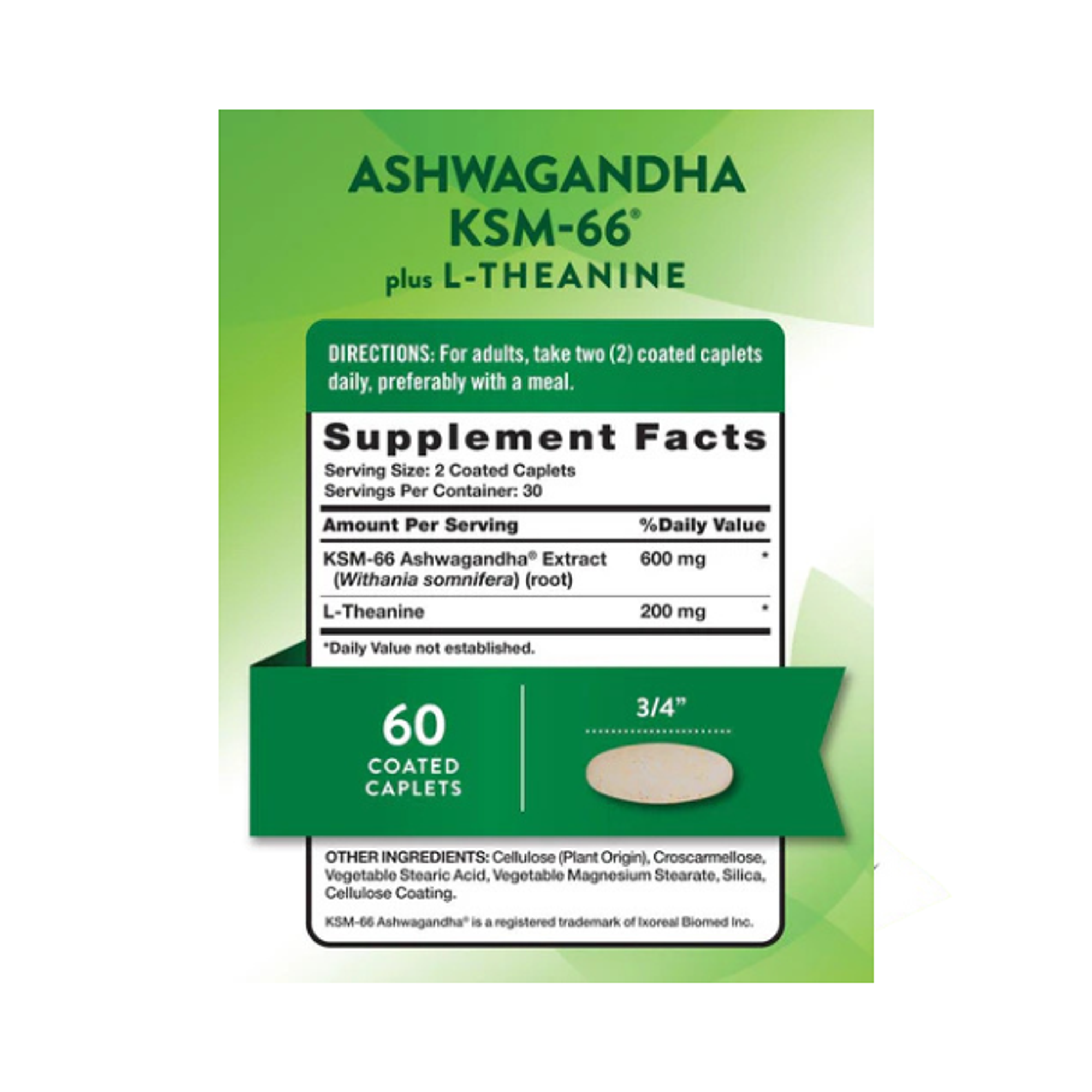 ASHWAGANDHA KSM-66 600mg - fco x 60 cap 2