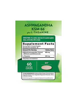 ASHWAGANDHA KSM-66 600mg - fco x 60 cap