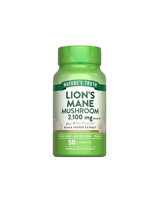  LIONS MANE 2,100 mg (melena de león) fco 50 cap.