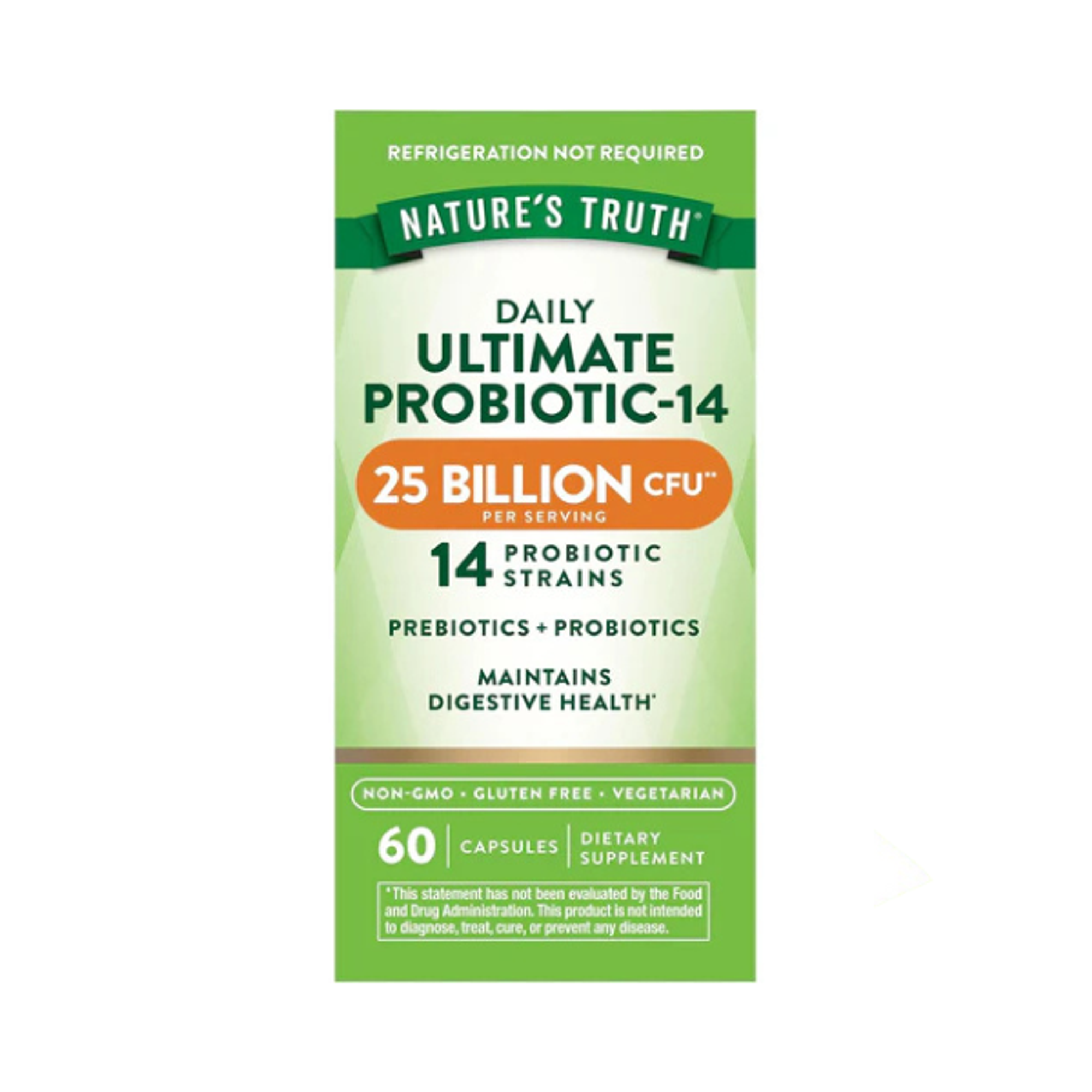 ULTIMATE PROBIOTIC-14 25 BILLION (probiotico) - fco x 60 cap 1