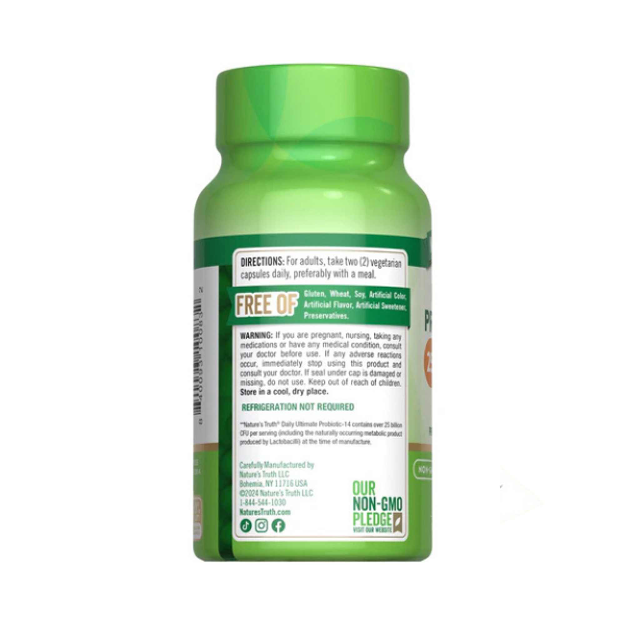 ULTIMATE PROBIOTIC-14 25 BILLION (probiotico) - fco x 60 cap 3