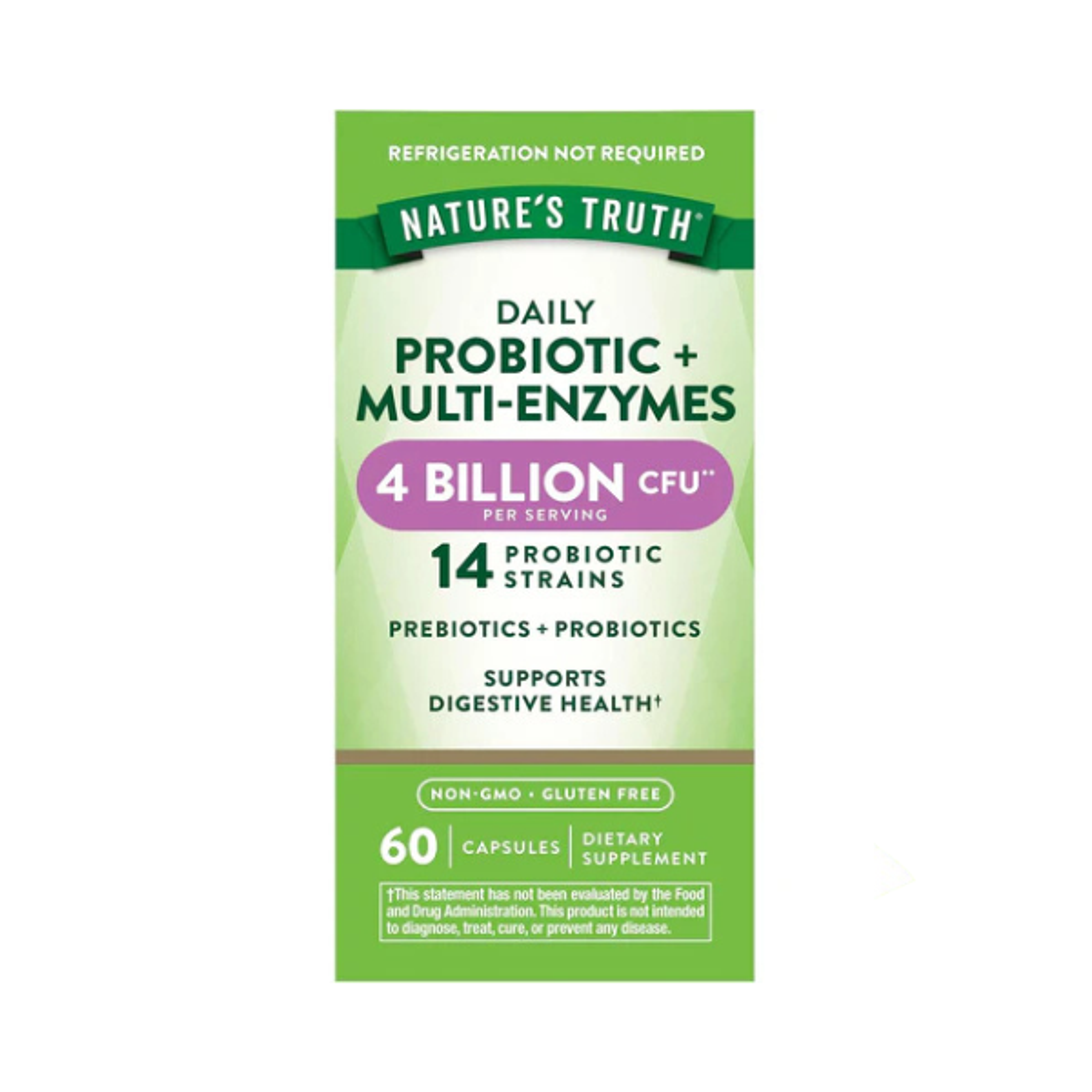 PROBIOTIC + MULTI ENZYMES 4 BILLION ( probiotico+multienzimas) - fco x 60 cap 1