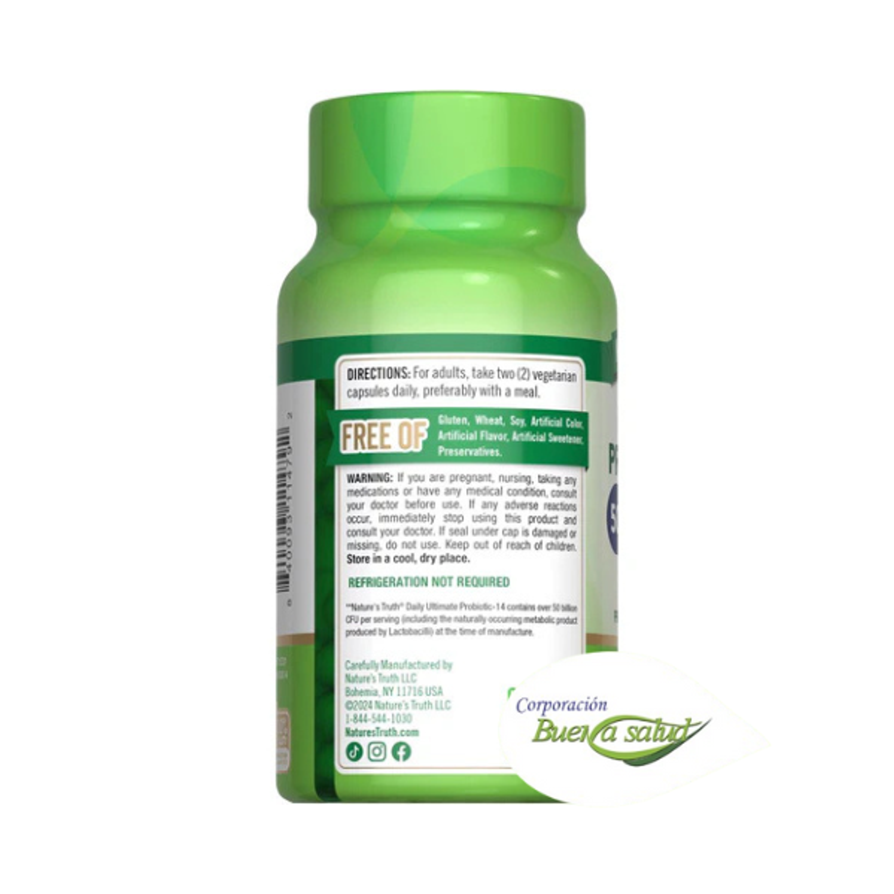 ULTIMATE PROBIOTIC-14 50 BILLION (probiotico) - fco x 60 cap 2