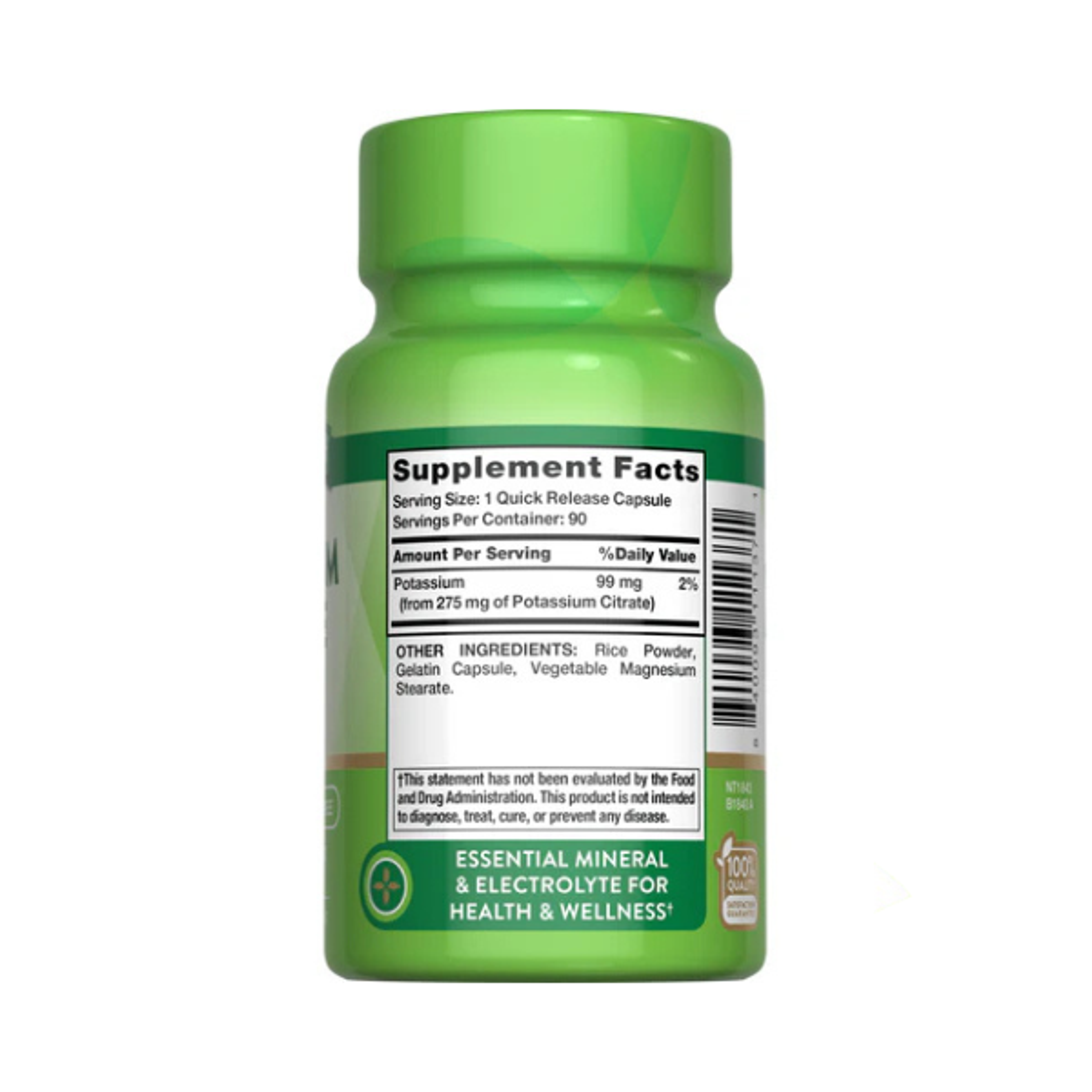 POTASIUM CITRATE 275 mg (citrato de magnesio) - fco 90 cap 4