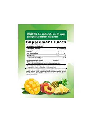 ASHWAGANDHA 500mg - fco 60 gomitas