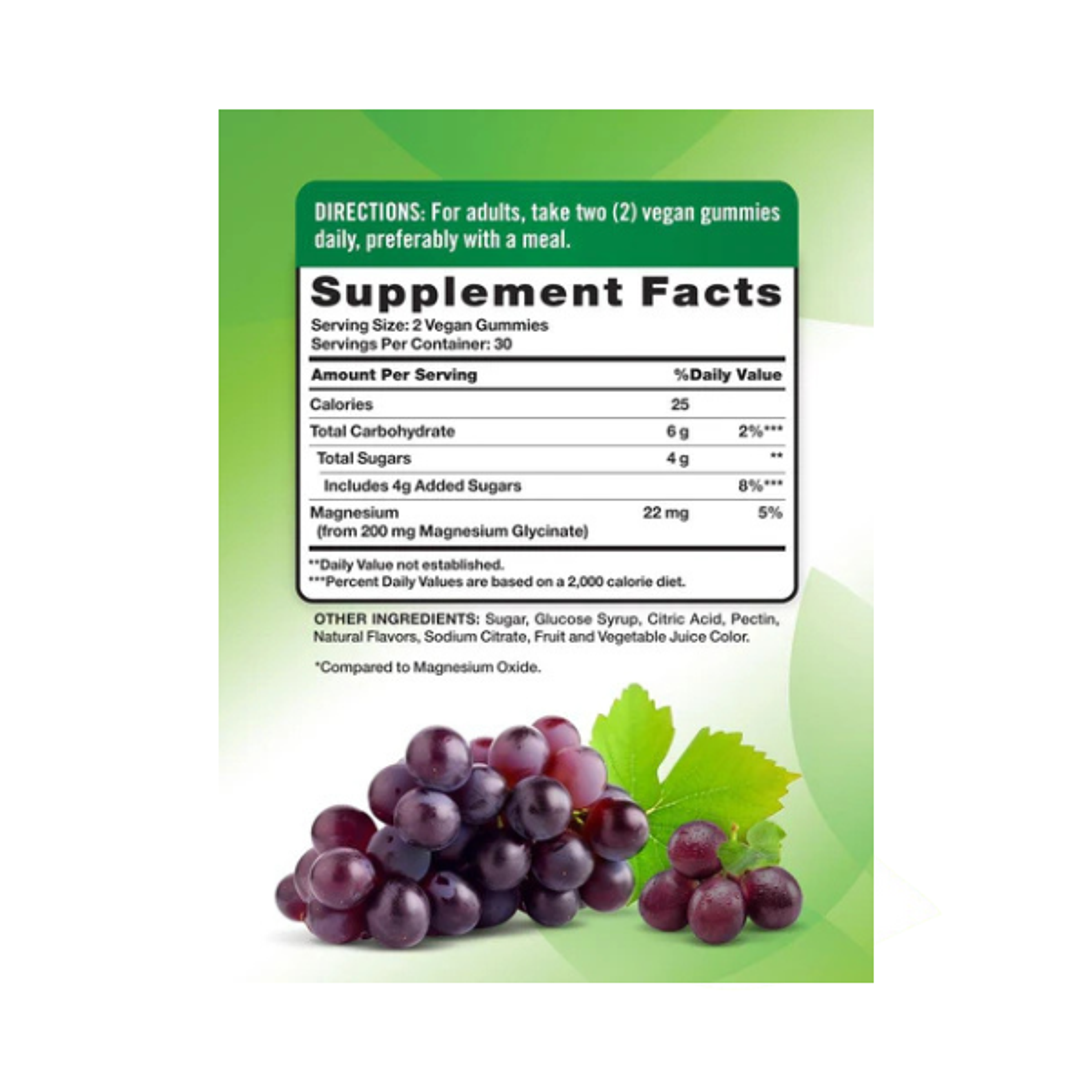 MAGNESIUM GLYCINATE 200mg (glicinato de magnesio) - fco 60 gomitas 2