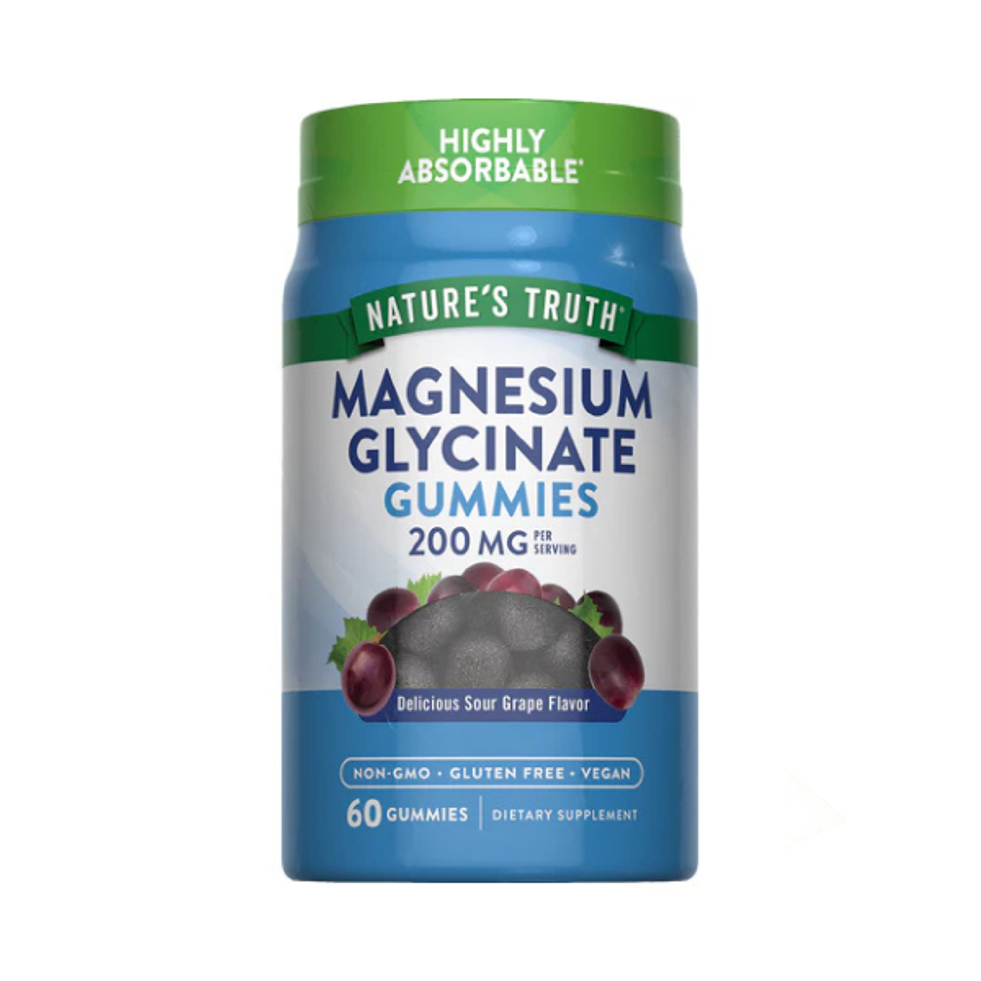 MAGNESIUM GLYCINATE 200mg (glicinato de magnesio) - fco 60 gomitas 1