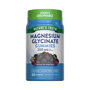 MAGNESIUM GLYCINATE 200mg (glicinato de magnesio) - fco 60 gomitas