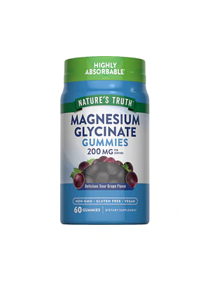 MAGNESIUM GLYCINATE 200mg (glicinato de magnesio) - fco 60 gomitas