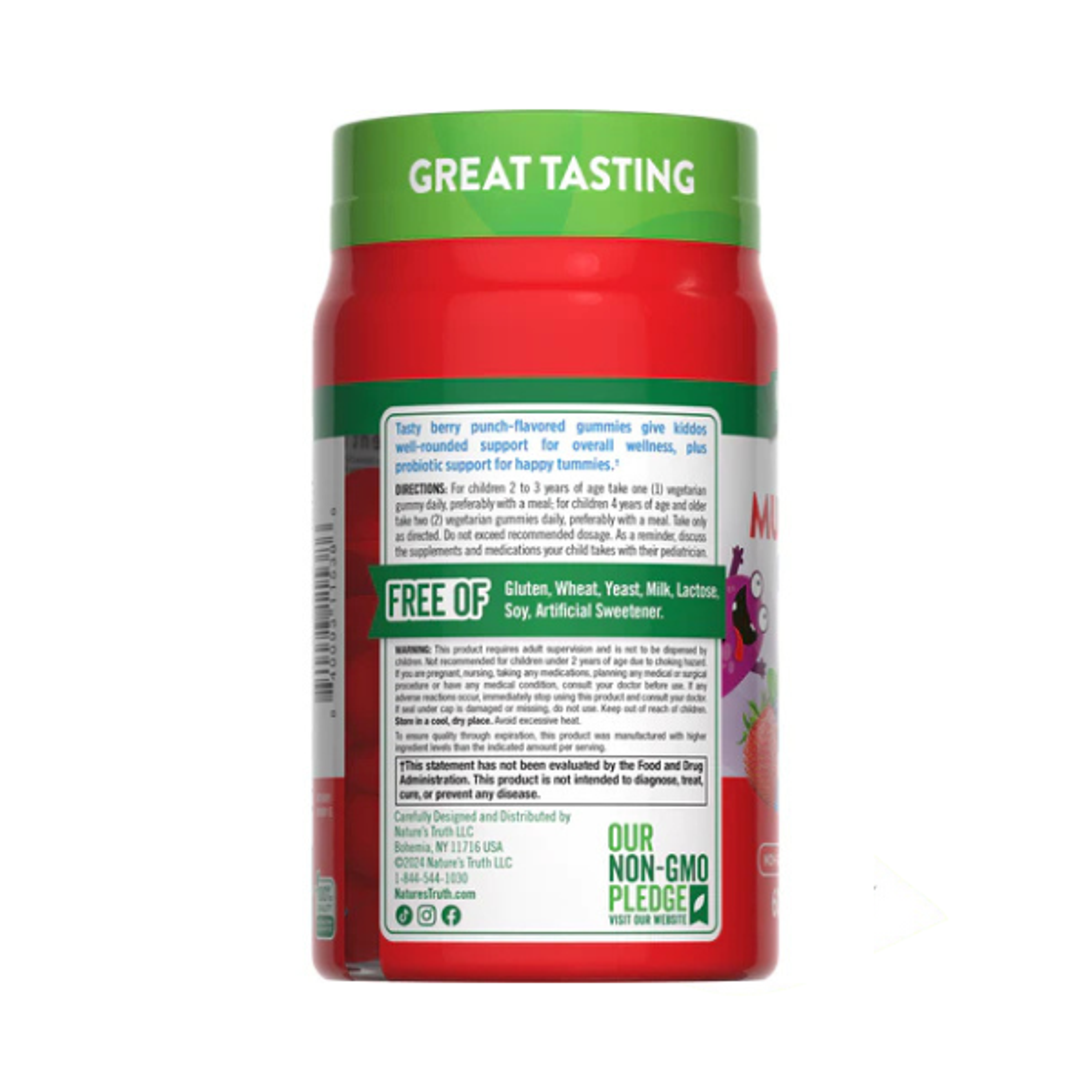 MULTIVITAMIN + PROBIOTICOS KIDS (multivitaminicos + probioticos) - fco 60 gomitas 4