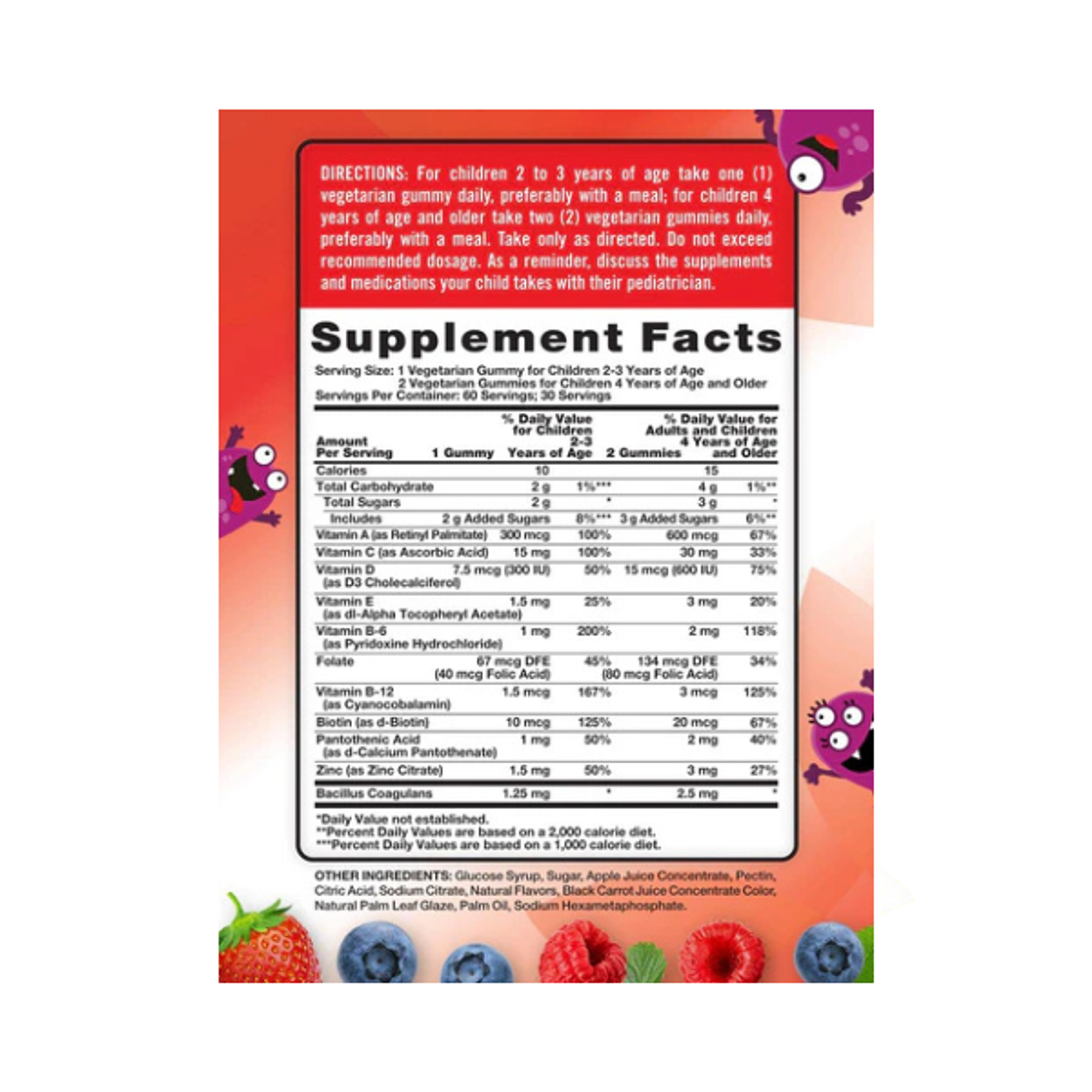 MULTIVITAMIN + PROBIOTICOS KIDS (multivitaminicos + probioticos) - fco 60 gomitas 2