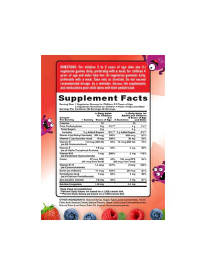 MULTIVITAMIN + PROBIOTICOS KIDS (multivitaminicos + probioticos) - fco 60 gomitas