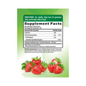 COLLAGEN PEPTIDES ( peptidos de colageno) - fco 60 gomitas