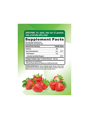 COLLAGEN PEPTIDES ( peptidos de colageno) - fco 60 gomitas