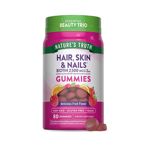 HAIR, SKIN & NAILS + BIOTIN 2500mcg (biotina) - fco 80 gomitas