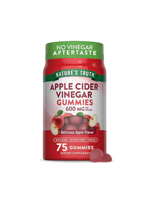 APPLE CIDER VINAGER 600mg (vinagre de sidra de manzana) - fco 75 gomitas