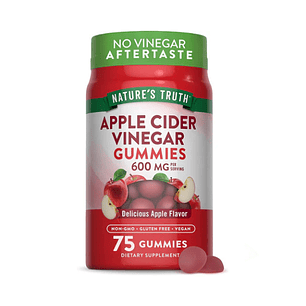APPLE CIDER VINAGER 600mg (vinagre de sidra de manzana) - fco 75 gomitas