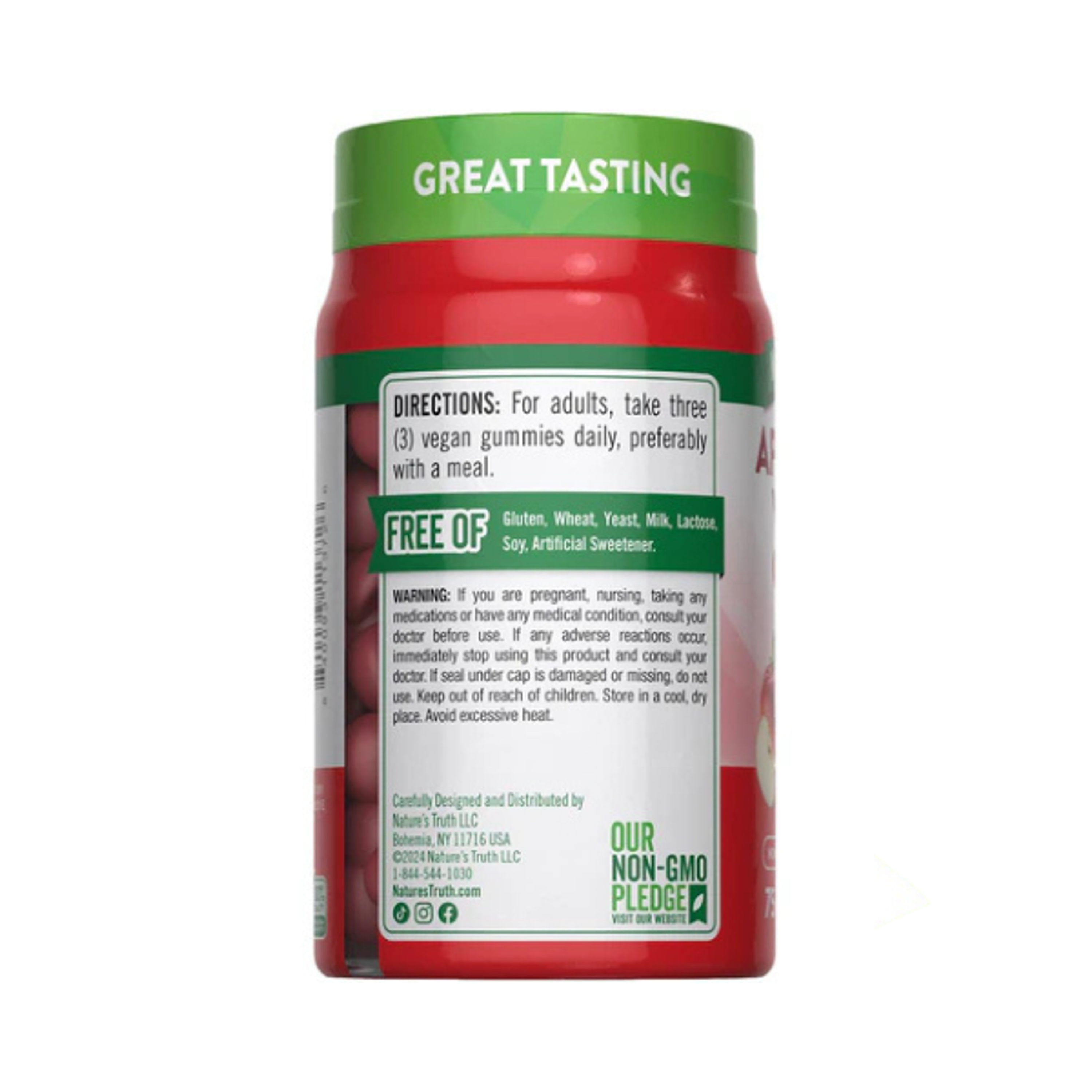 APPLE CIDER VINAGER 600mg (vinagre de sidra de manzana) - fco 75 gomitas 3