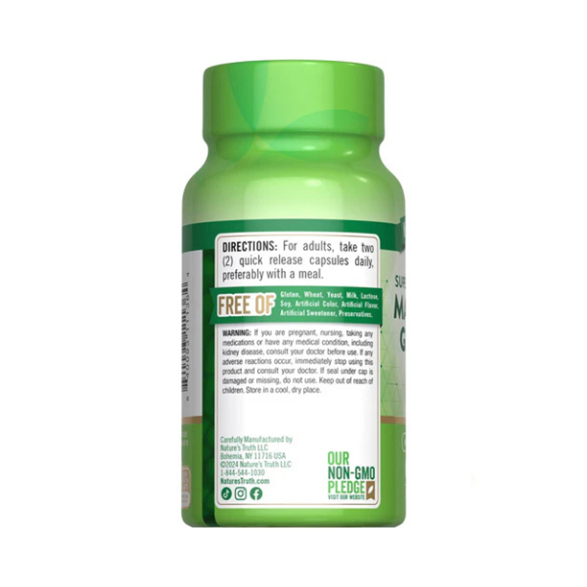 MAGNESIUM GLYCINATE 200 mg (magnesio) - Fco x 60 cap. 3