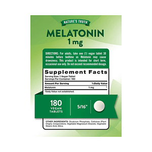MELATONIN 1mg (melatonina) - fco 180 cap