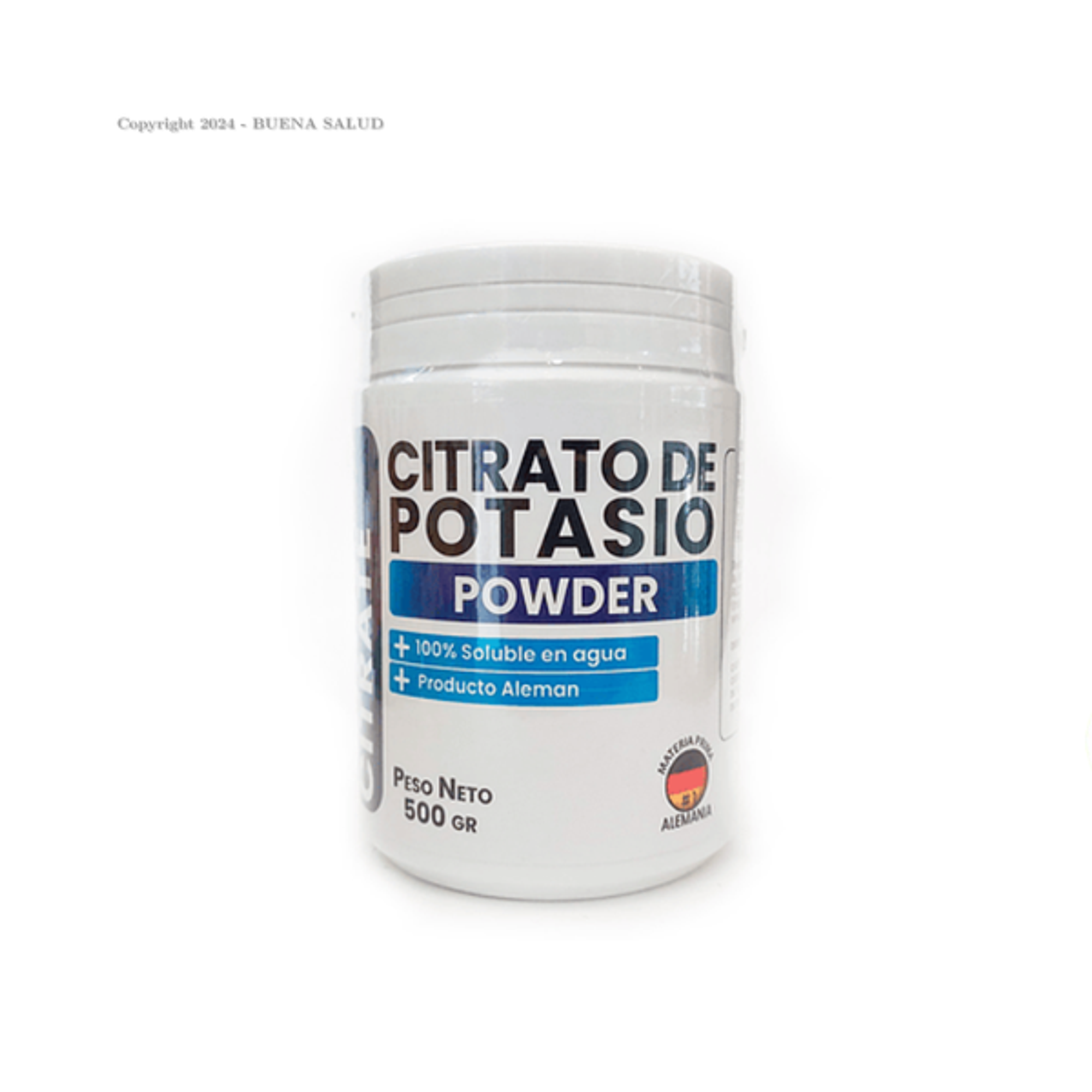 CITRATO DE POTASIO POWDER - Fco x 500 g. 1