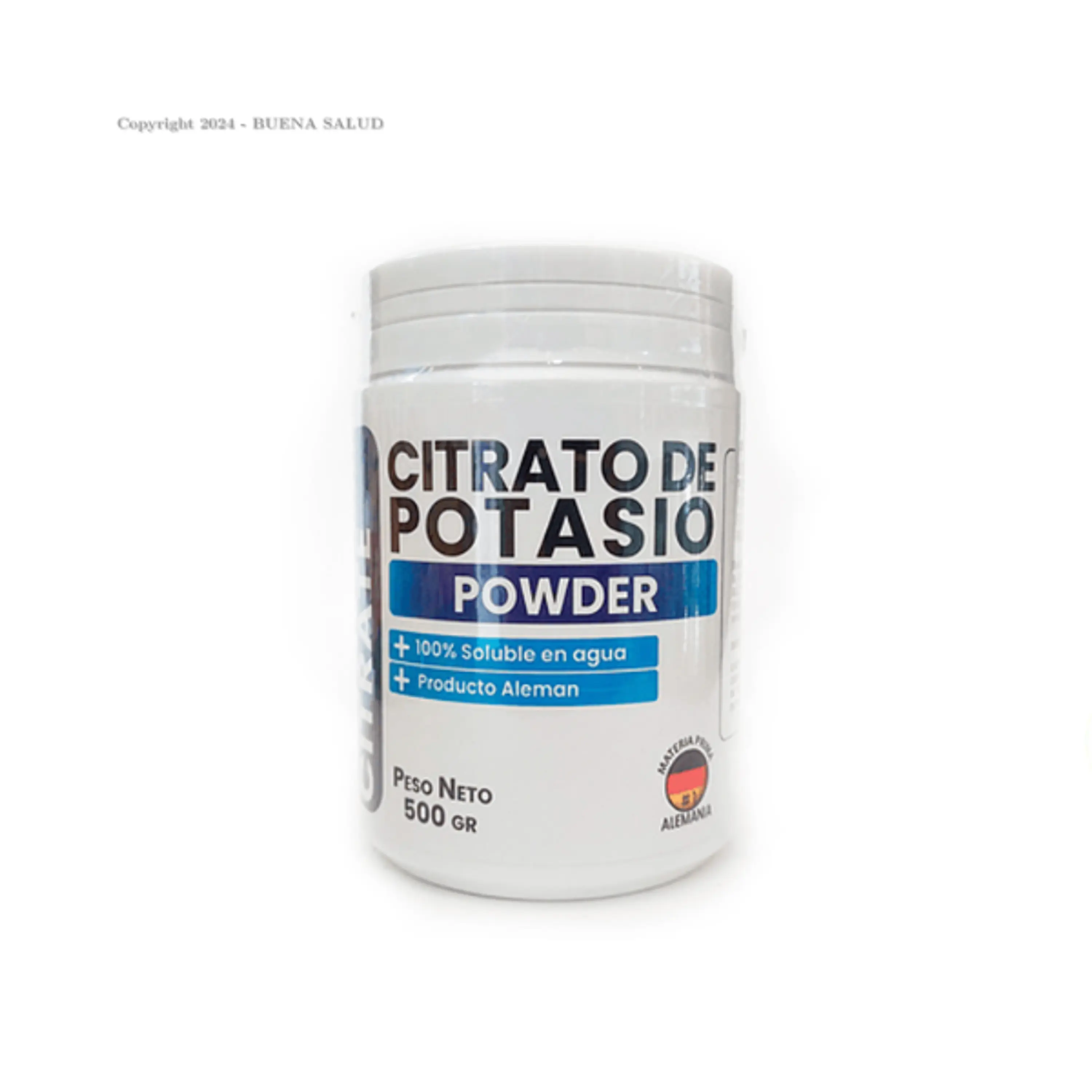 CITRATO DE POTASIO POWDER - Fco x 500 g. 1