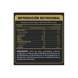 WHEY GOLD PRO caja x 15 sachets - COOKIES