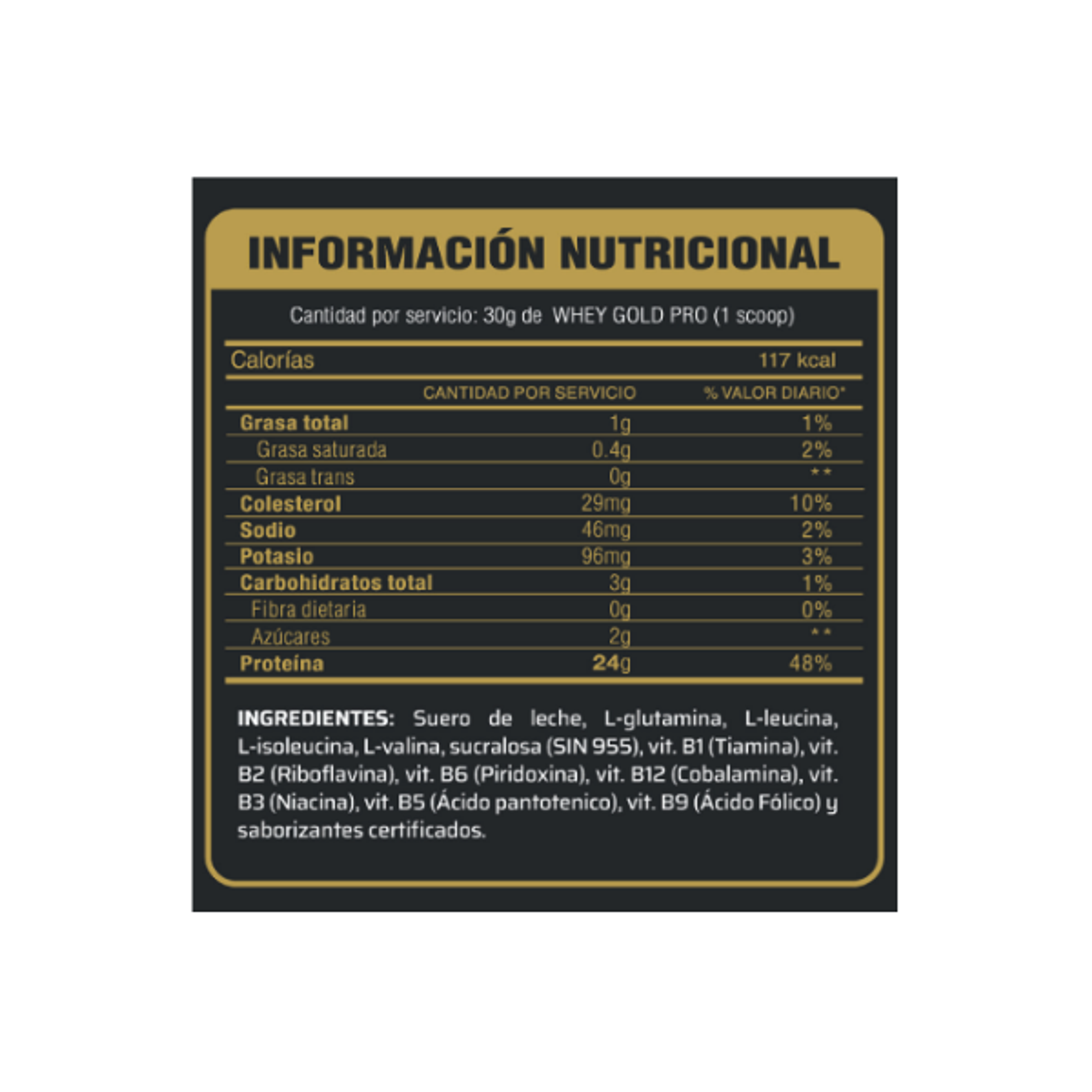 WHEY GOLD PRO caja x 15 sachets - COOKIES 2