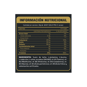WHEY GOLD PRO caja x 15 sachets - COOKIES