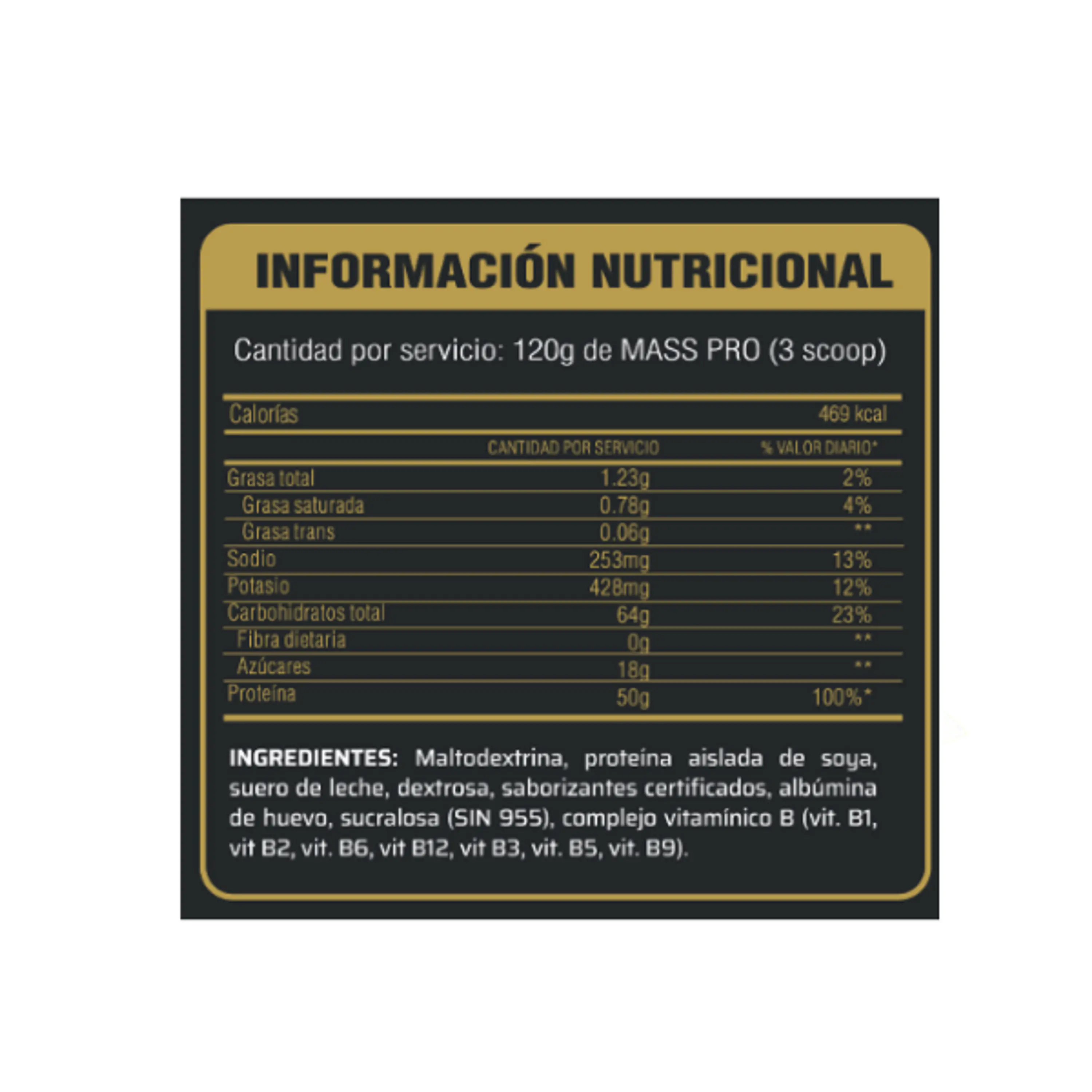 MASS PRO x 6.6 lb (3000 g) pote * 29s - COOKIES 2