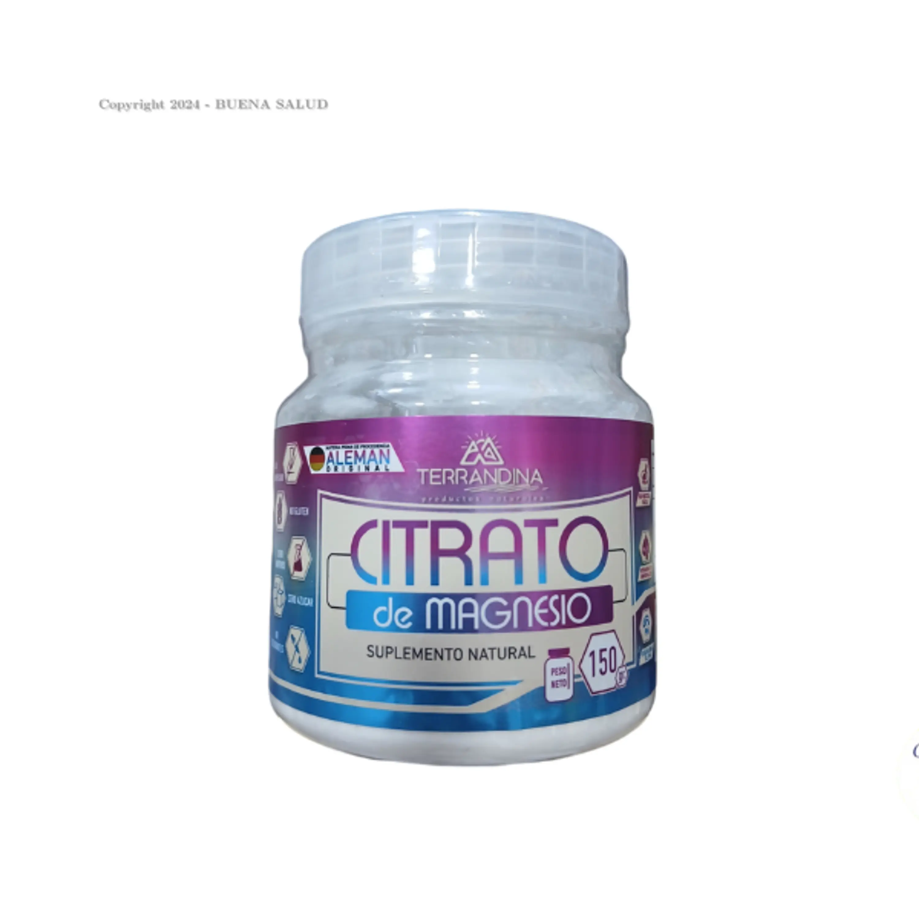 CITRATO DE MAGNESIO - fco x 150 g 1