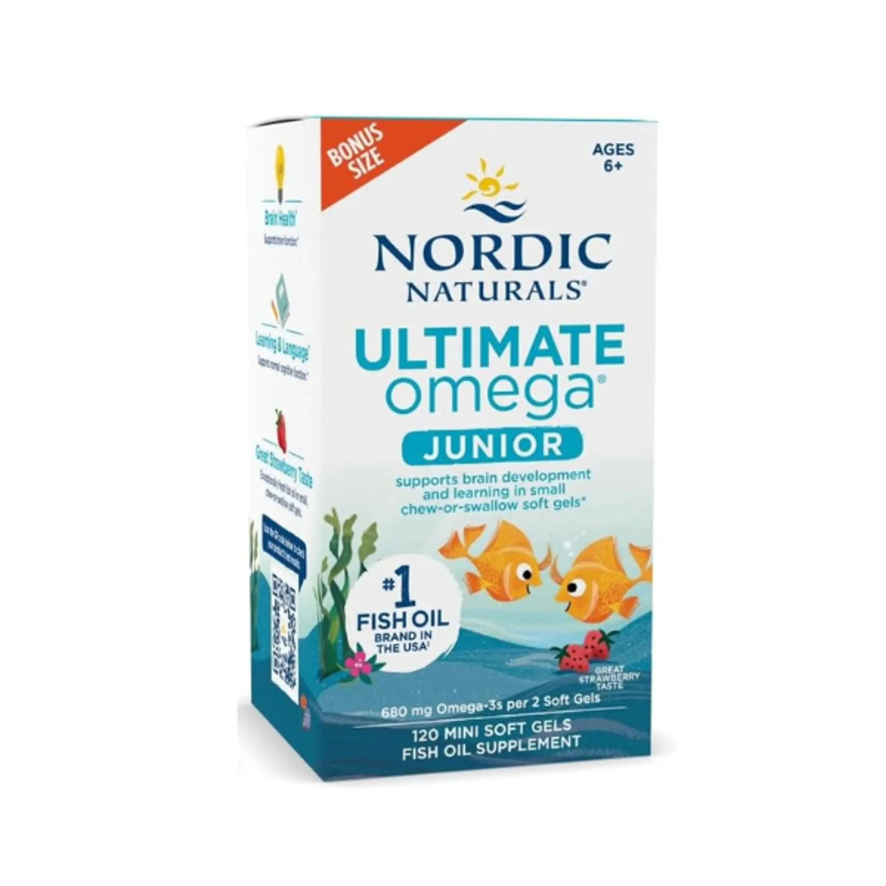 ULTIMATE OMEGA JUNIOR * 680 mg - fco x 120 softgel. 1