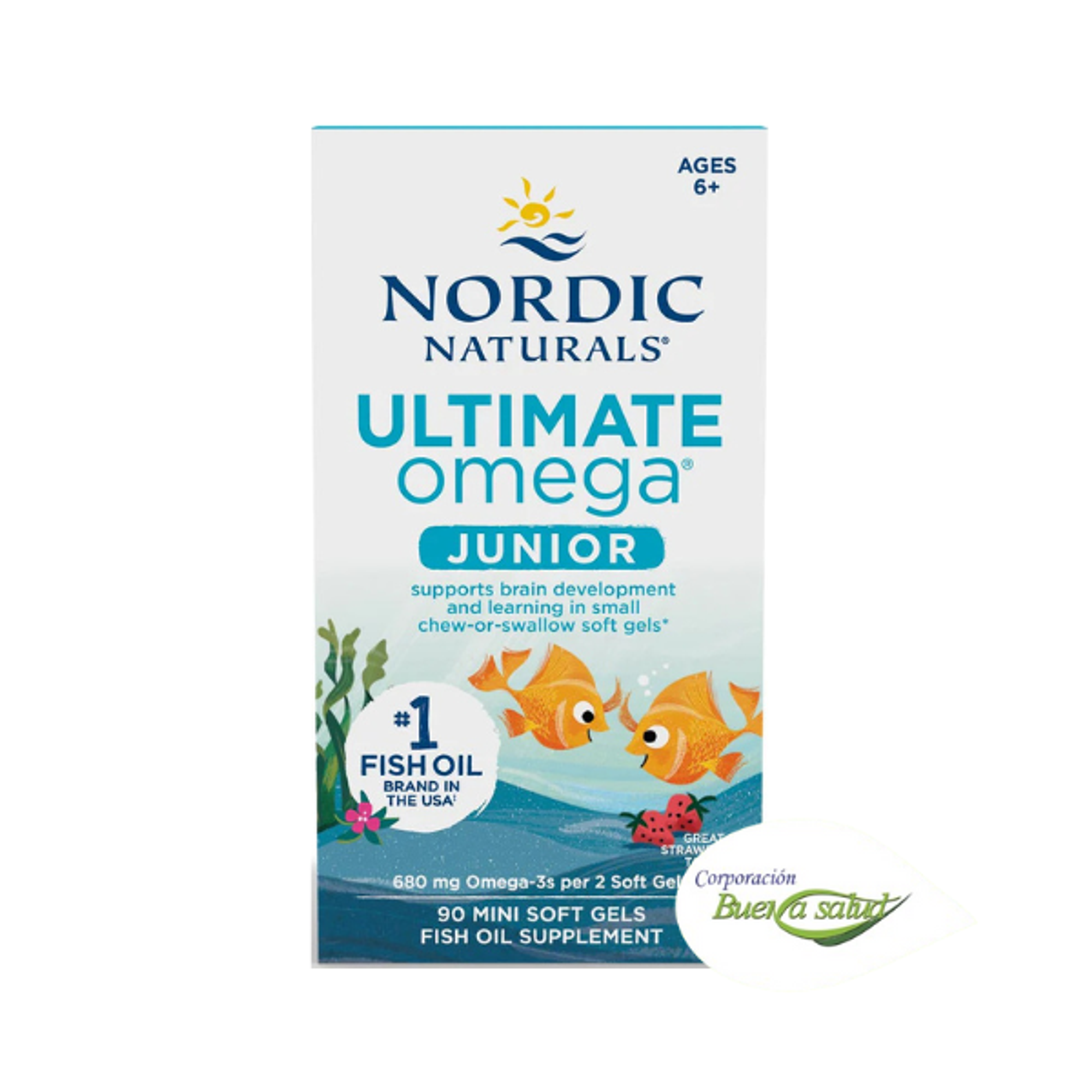 ULTIMATE OMEGA JUNIOR * 680 mg - fco x 90 softgel 1