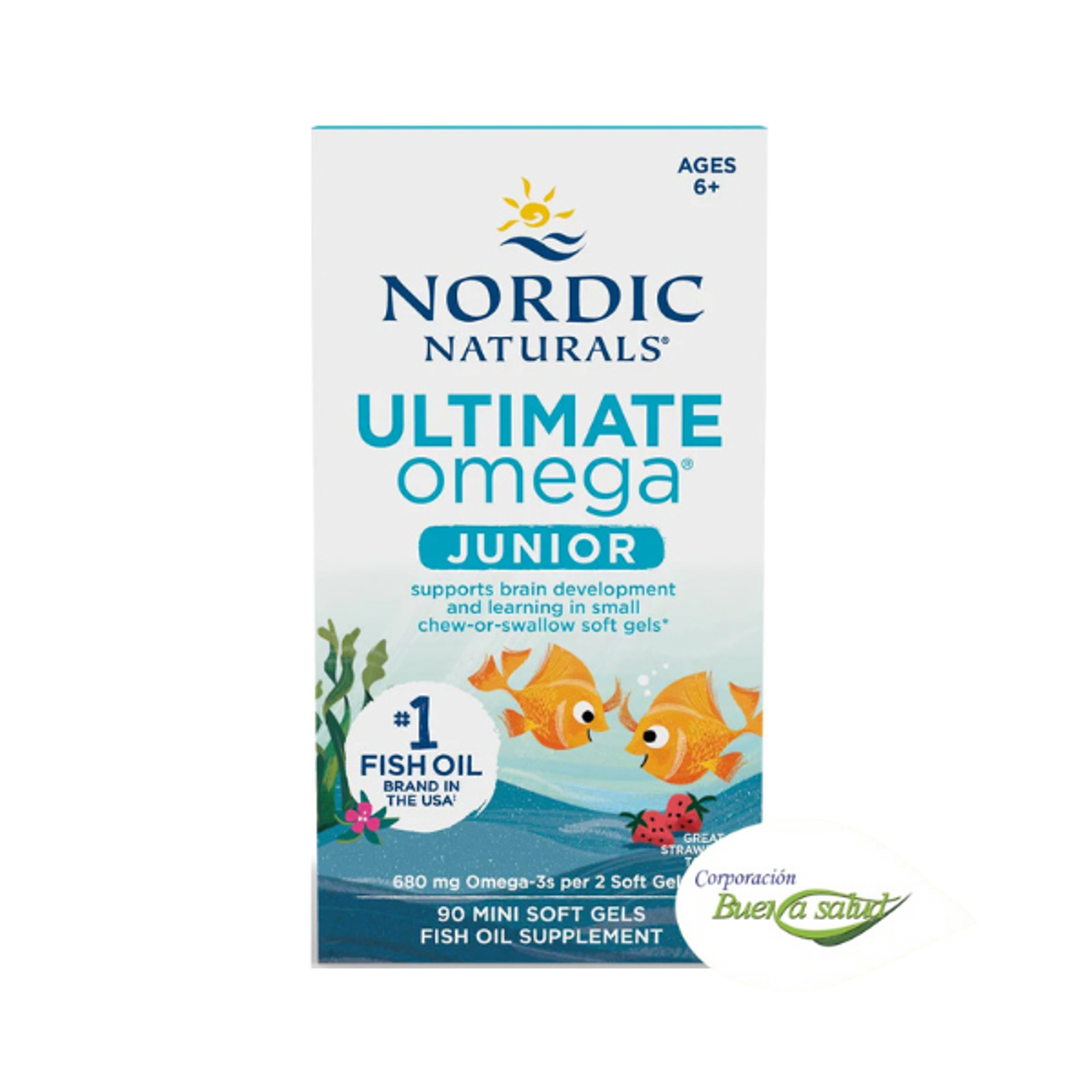 ULTIMATE OMEGA JUNIOR * 680 mg - fco x 90 softgel 1