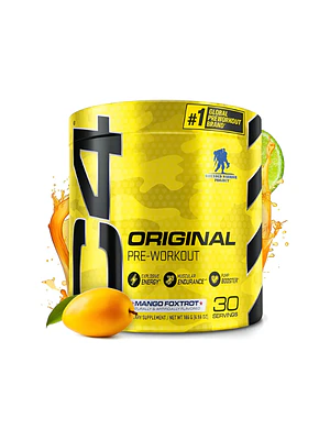 C4 ORIGINAL PRE-WORKOUT * MANGO FOXTROT - fco x 186 g (6.56 oz) / 30 ser