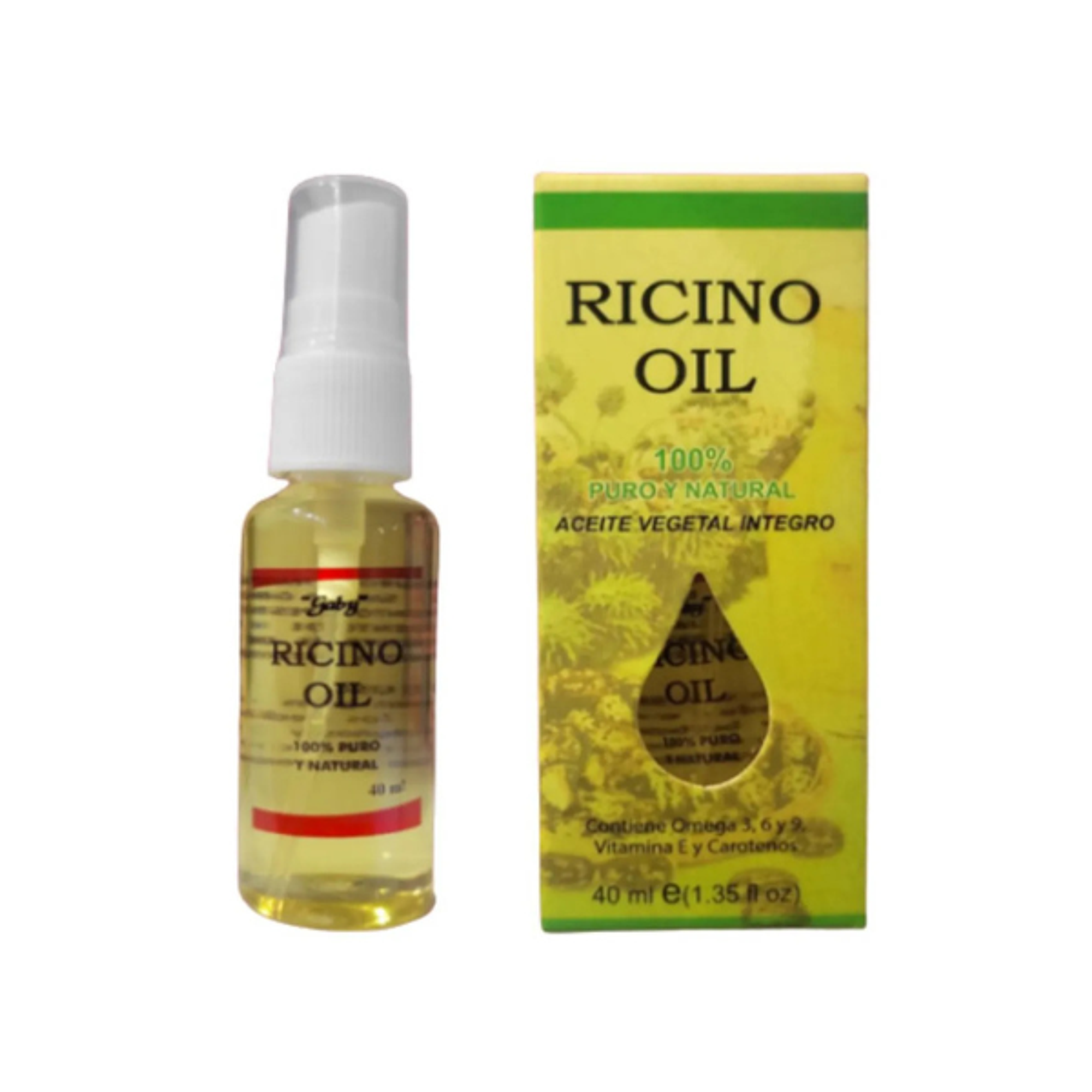 RICINO OIL (aceite de ricino) - fco x 40 ml. 1