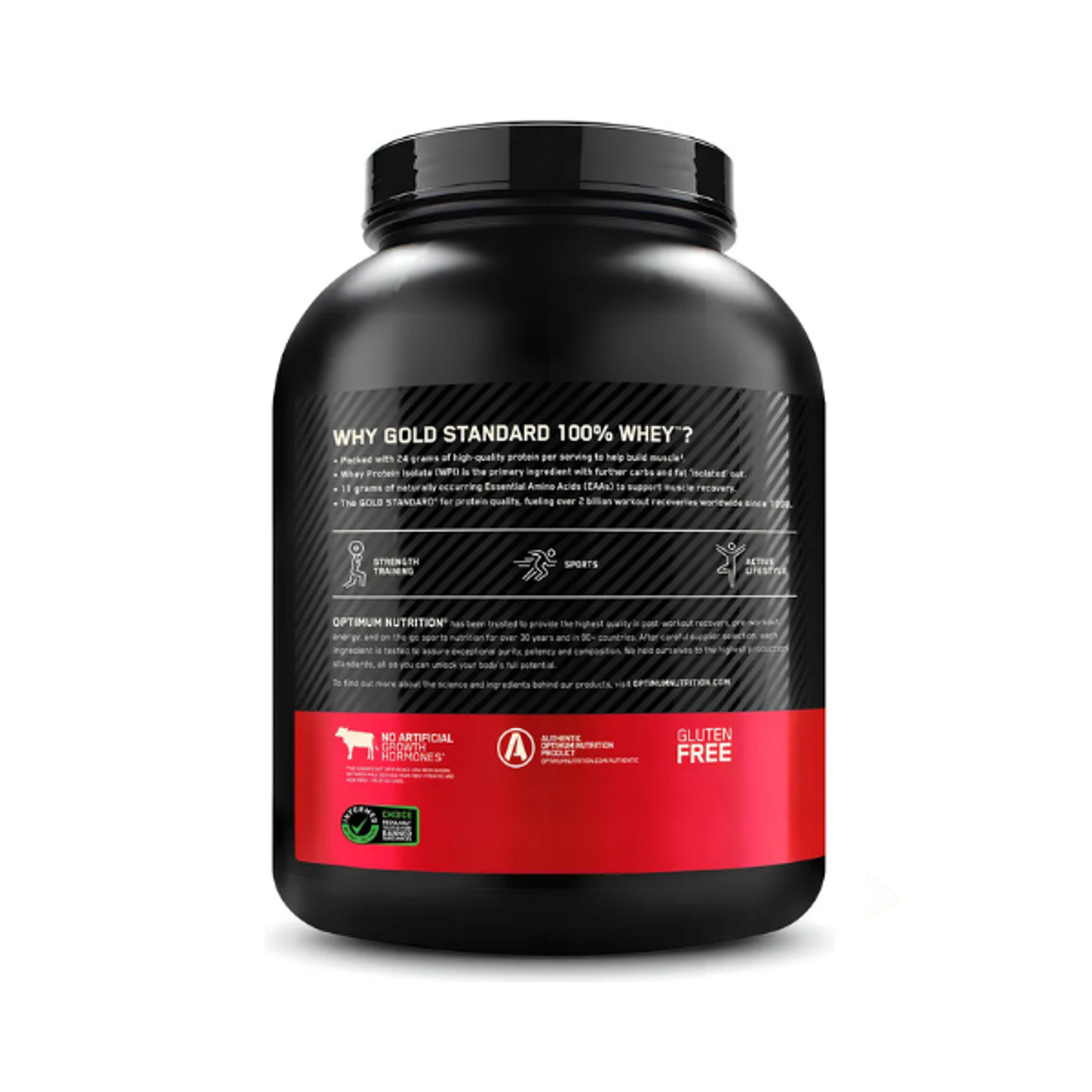 GOLD STANDARD 100% Whey 5 lb ( 2.27 kg) pote - CHOCOLATE 3