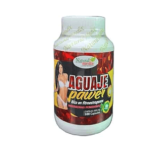 AGUAJE PAWER (hormonas femeninas) 500 mg - fco x 100 capsulas