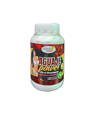 AGUAJE PAWER (hormonas femeninas) 500 mg - fco x 100 capsulas