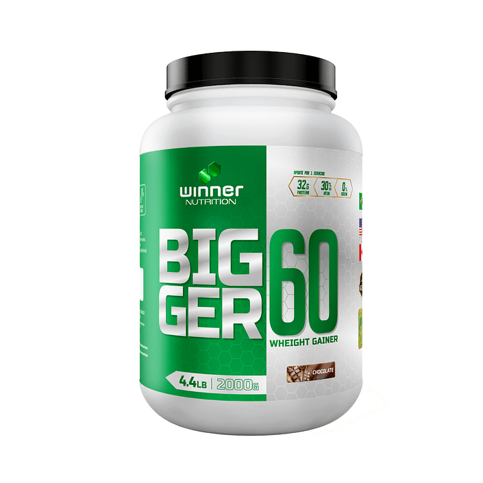 BIGGER 60 x 2000 g pote - CHOCOLATE 1