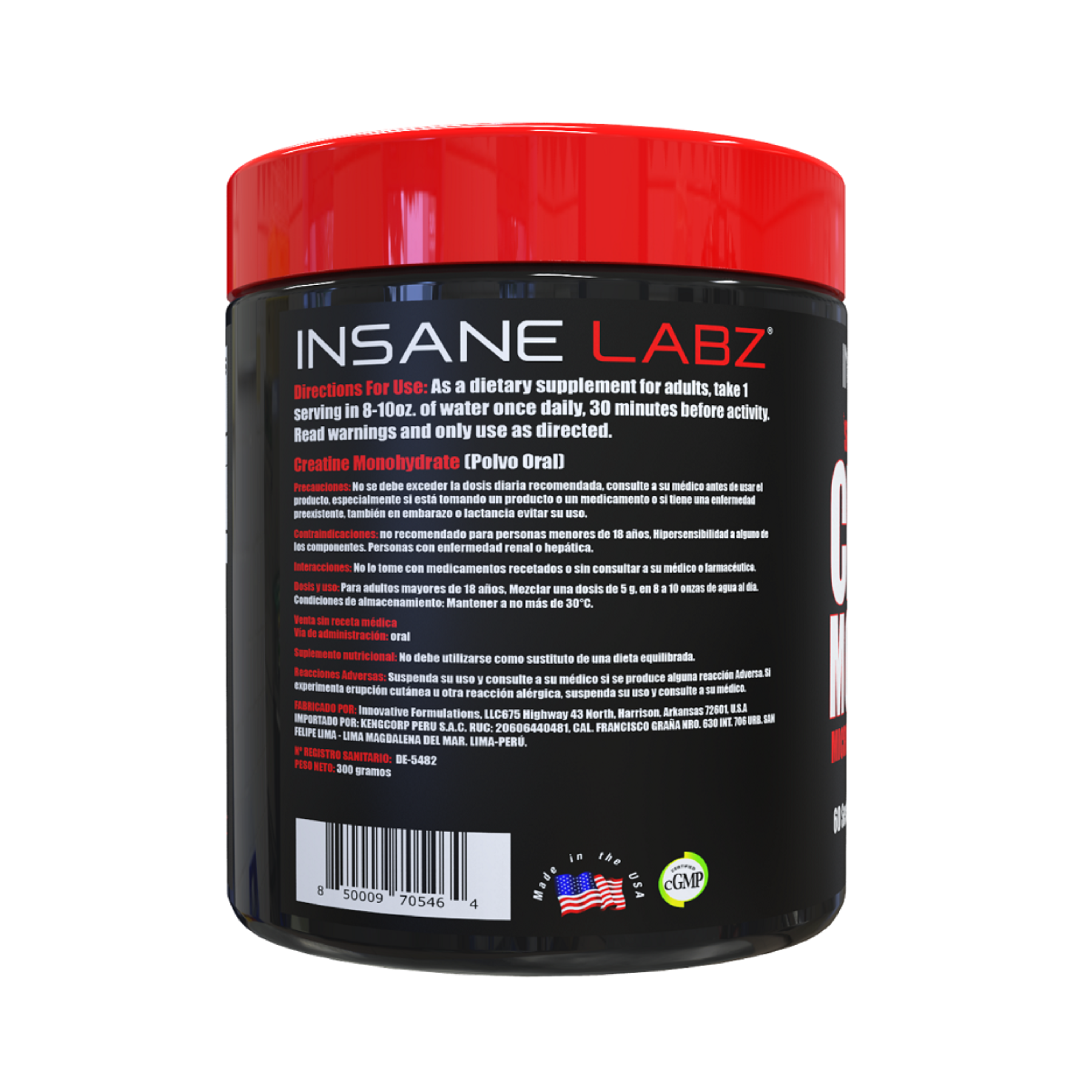 CREATINE MONOHYDRATE - fco x 300 gr 3