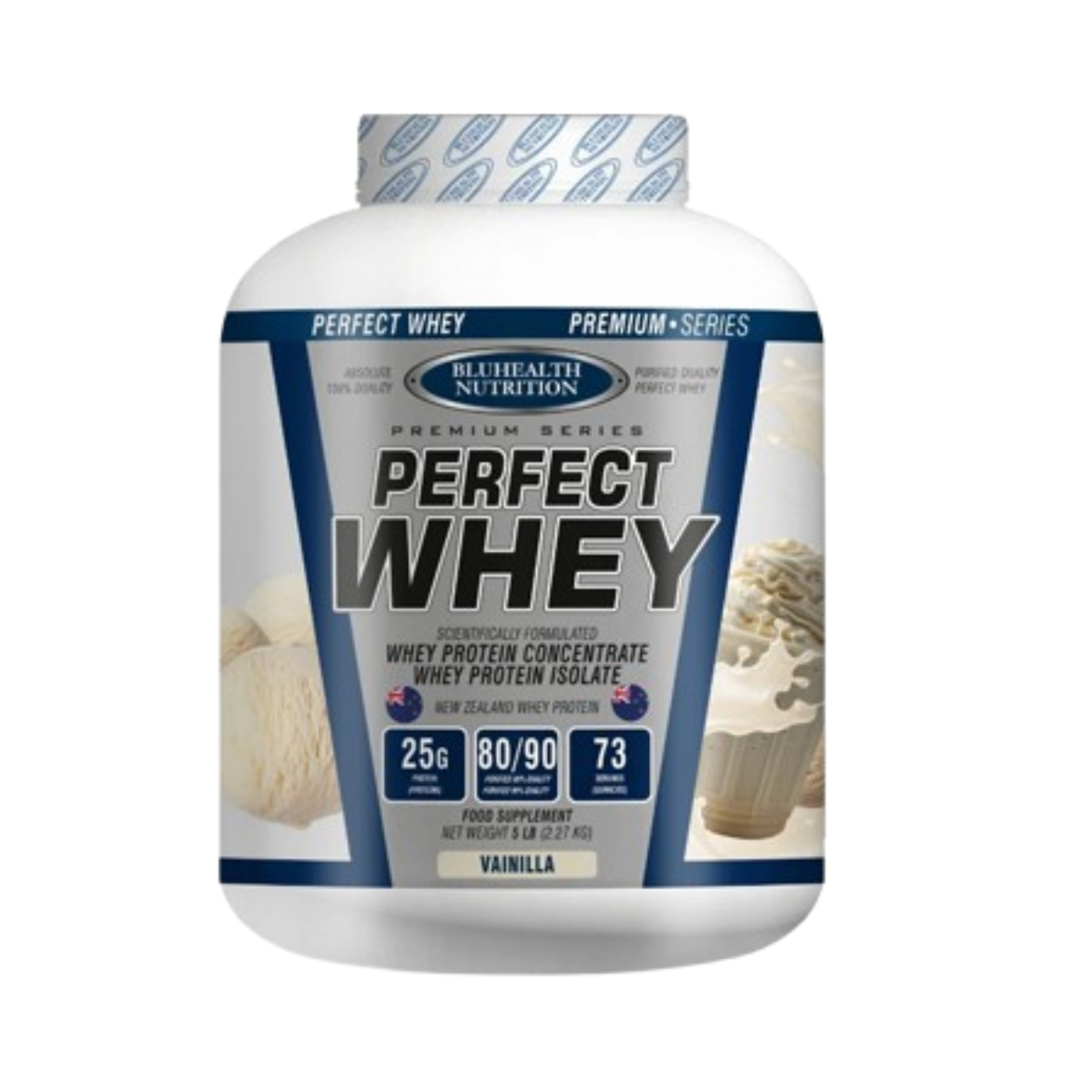 PERFECT WHEY x 2.27kg (5 lb) - VAINILLA / 73 serv 1