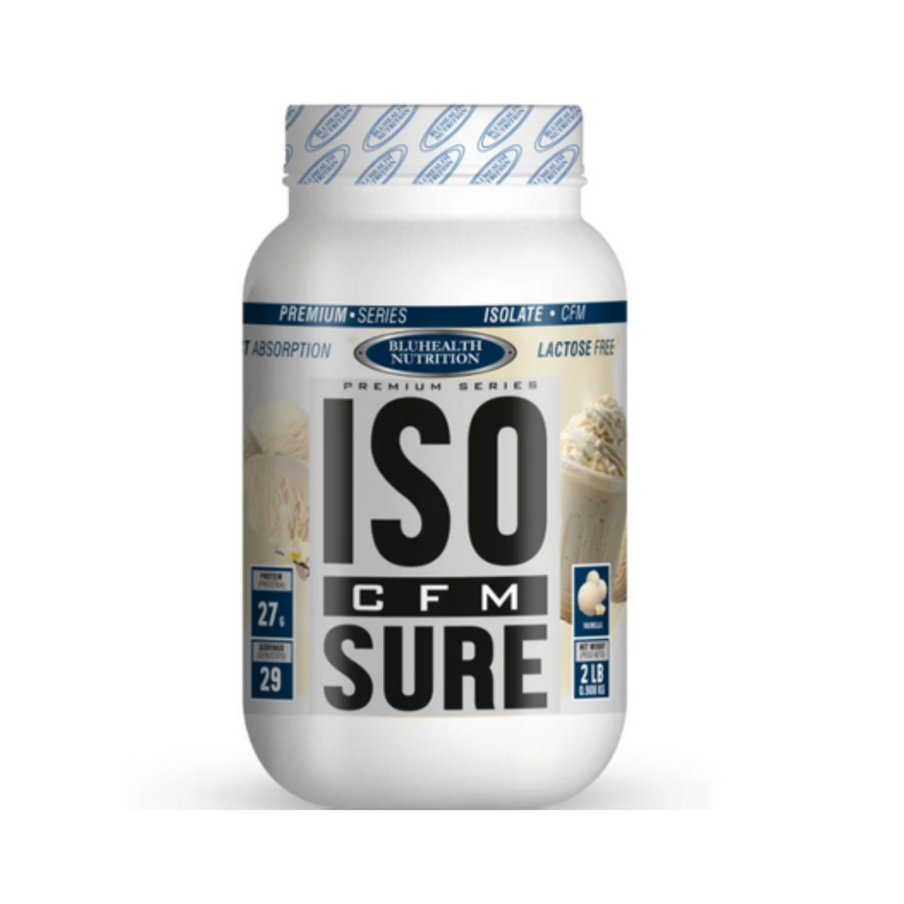  ISO CFM SURE x 0.908 kg (2 lb) - VAINILLA / 73 serv 1