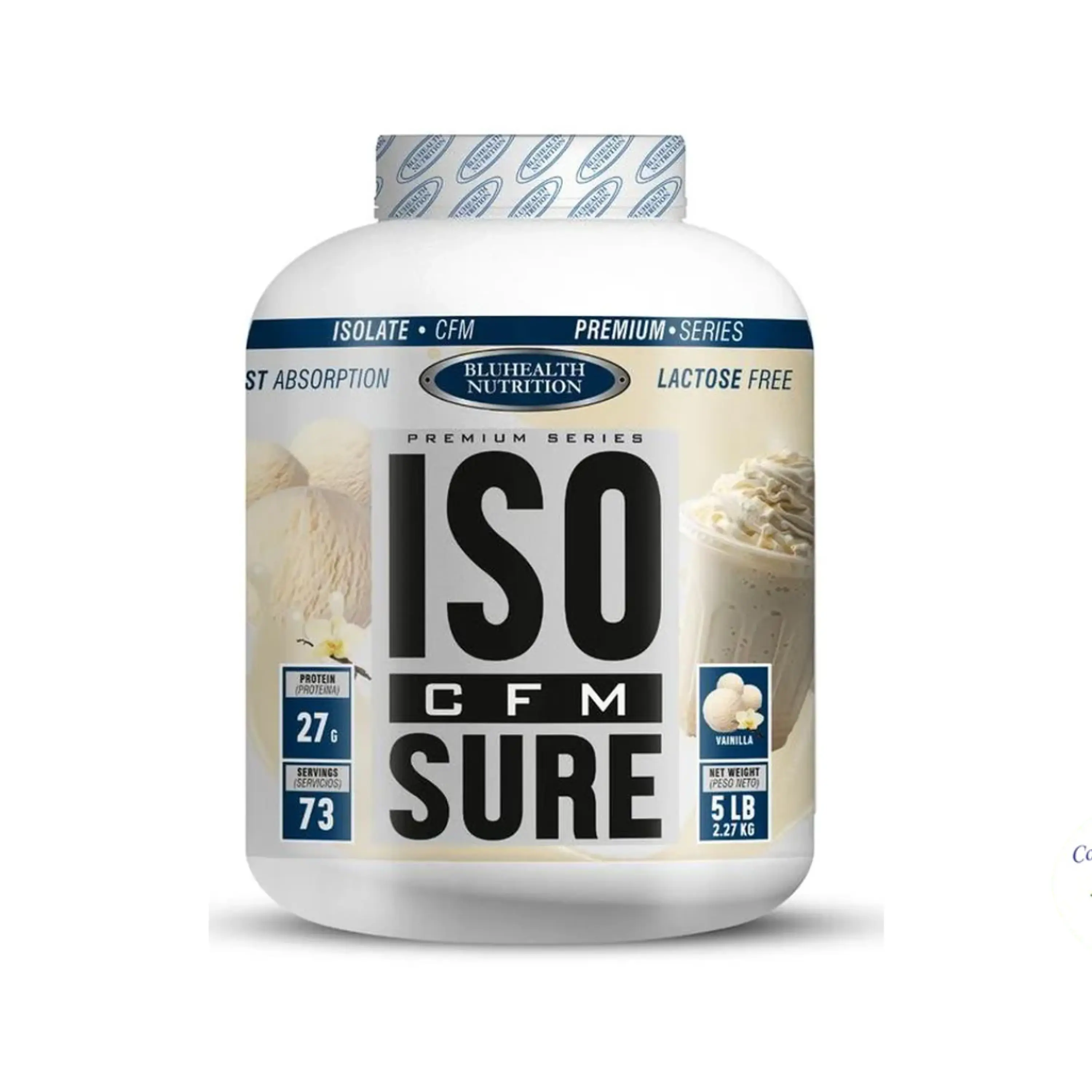 ISO CFM SURE x 2.27kg (5 lb) - VAINILLA / 73 serv 1