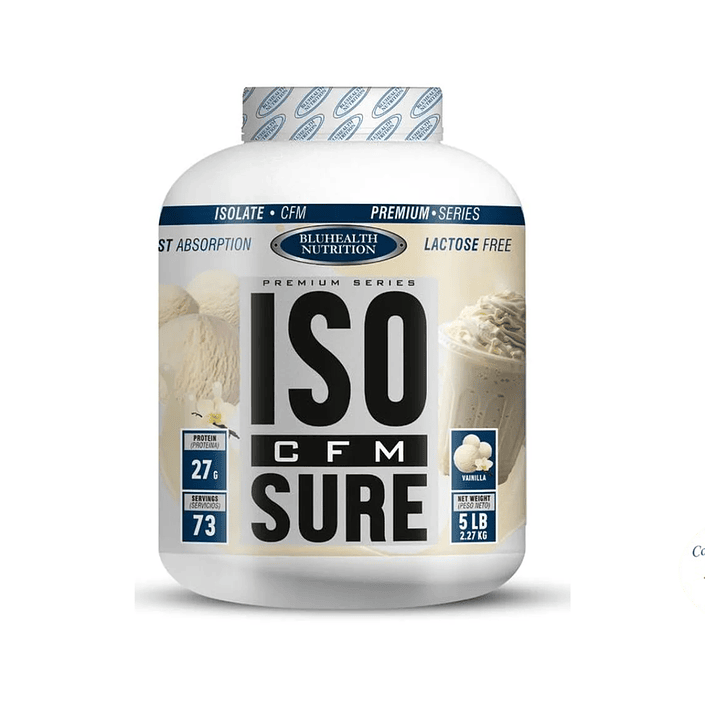 ISO CFM SURE x 2.27kg (5 lb) - VAINILLA / 73 serv 1